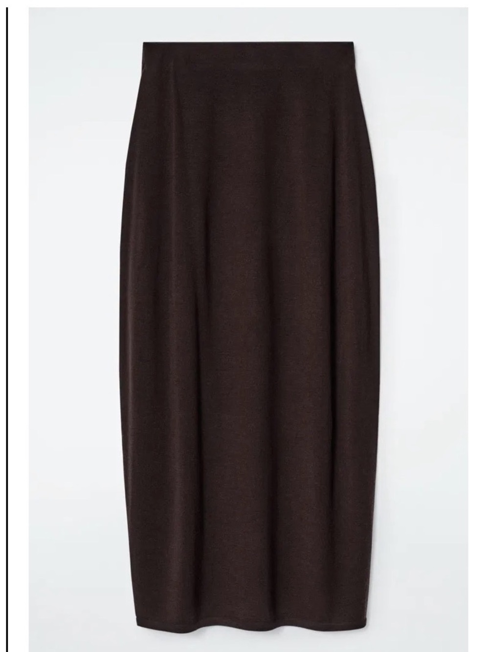 COS Brown Maxi Pencil Skirt - Picture 6 of 12